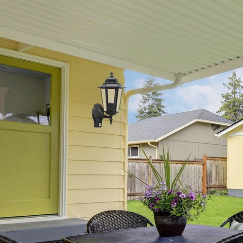 Aplica exterior Velence, negru, 1 x E27, IP43, Rabalux, 8217