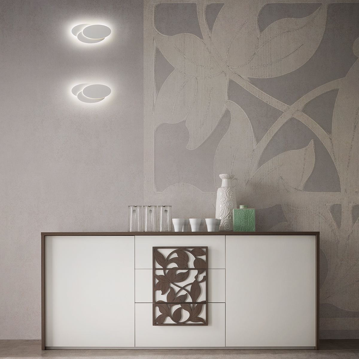 Aplica LED Gamer, alb mat, 36W, 4291 lm, 3000K, IP20, Redo, 01-2297