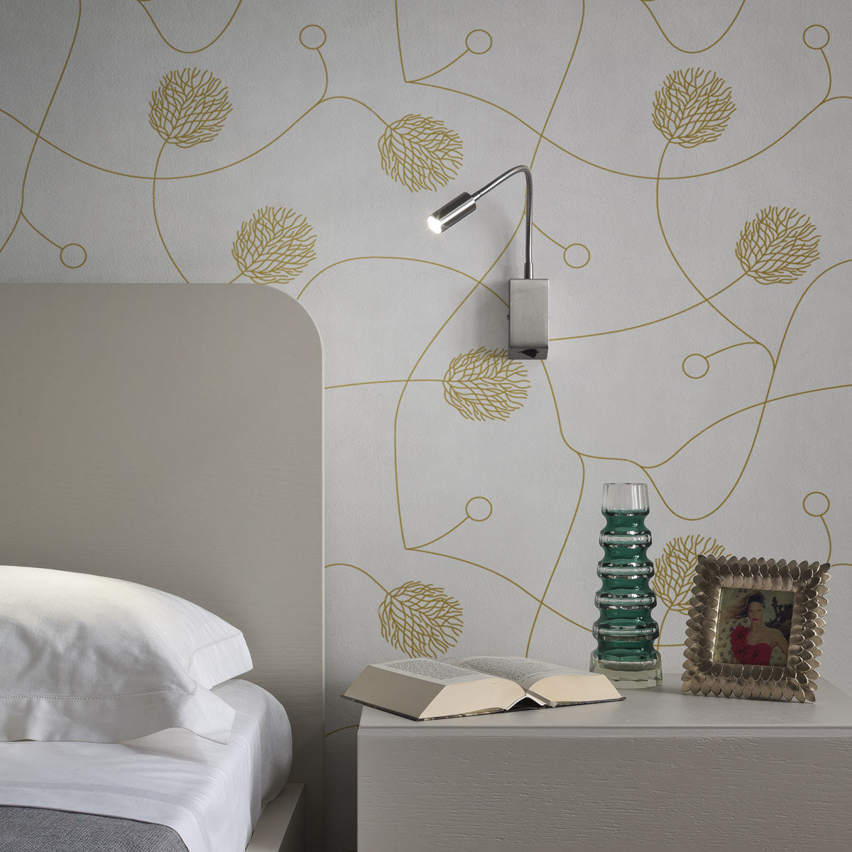 Aplica LED Hello, negru mat, 3W, 303 lm, 3000K, IP20, Redo, 01-1194