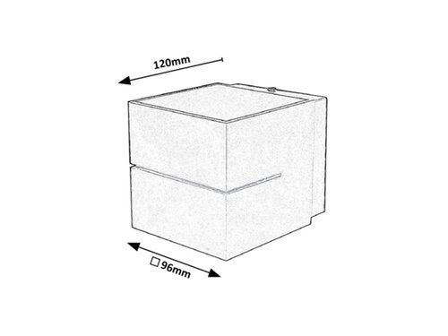 Aplica Kaunas, negru mat, G9 1x 10W, Rabalux 7017