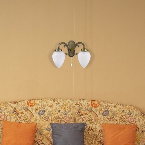 Aplica Maya, bronz, E14 2x 40W, Rabalux 8532