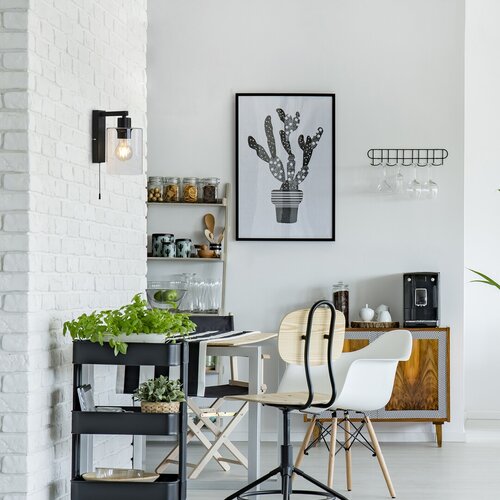 Aplica Miroslaw, negru mat, 1xE27, Rabalux 5077