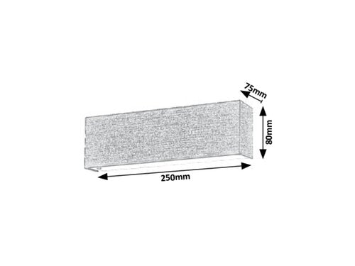 Aplica Morpheus, gri, 420lm, LED 6W, 3000K, Rabalux 5685