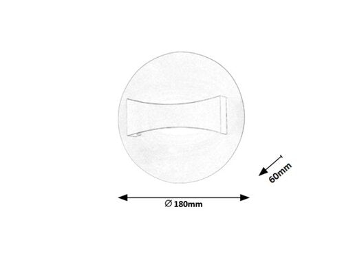 Aplica Neville, alb mat, 280lm, LED 6W, 3000K, Rabalux 1437