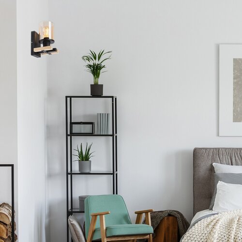 Aplica Niylah, negru, E27, Rabalux 71080