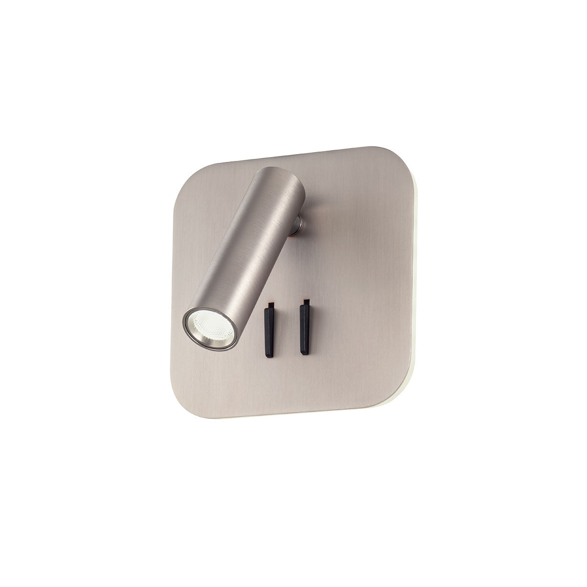 Aplica LED Quda, nichel satinat, 6W + 3W, 720 lm + 238 lm, 3000K, IP20, Redo, 01-2978