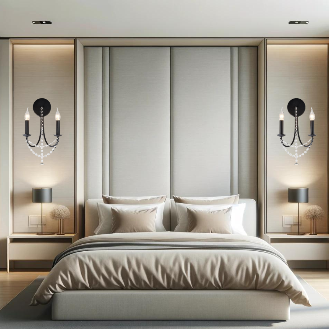 Aplica Smarter Aphrodite, negru mat, 2XE14, 02-993-NEW