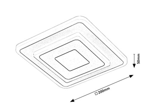 Plafoniera LED Taneli, 12W, 880lm, 3000K-6000K, D.20cm, IP20, Rabalux, 6960