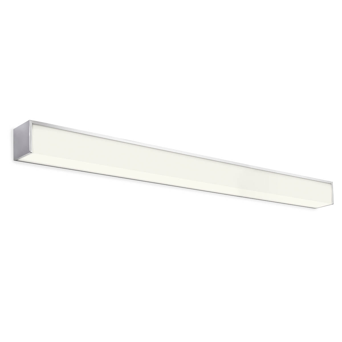 Aplica baie LED Thela, crom, 25W, 2500 lm, 3000K, L.90cm, IP44, Redo, 01-2287