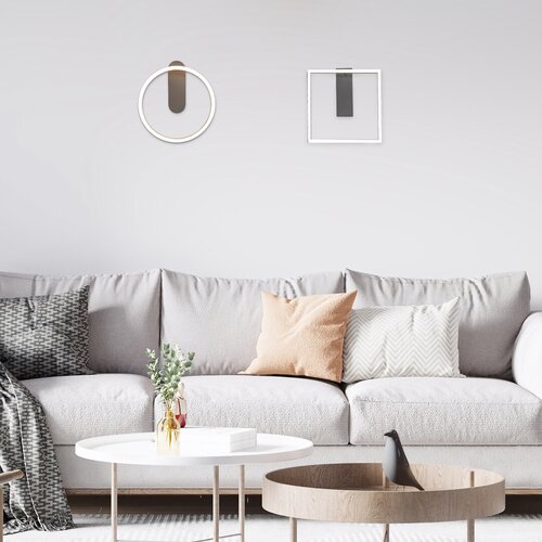 Aplica Tumnus, argintiu/ aluminiu slefuit, 1025lm, LED 14W, 3000K, Rabalux 71010