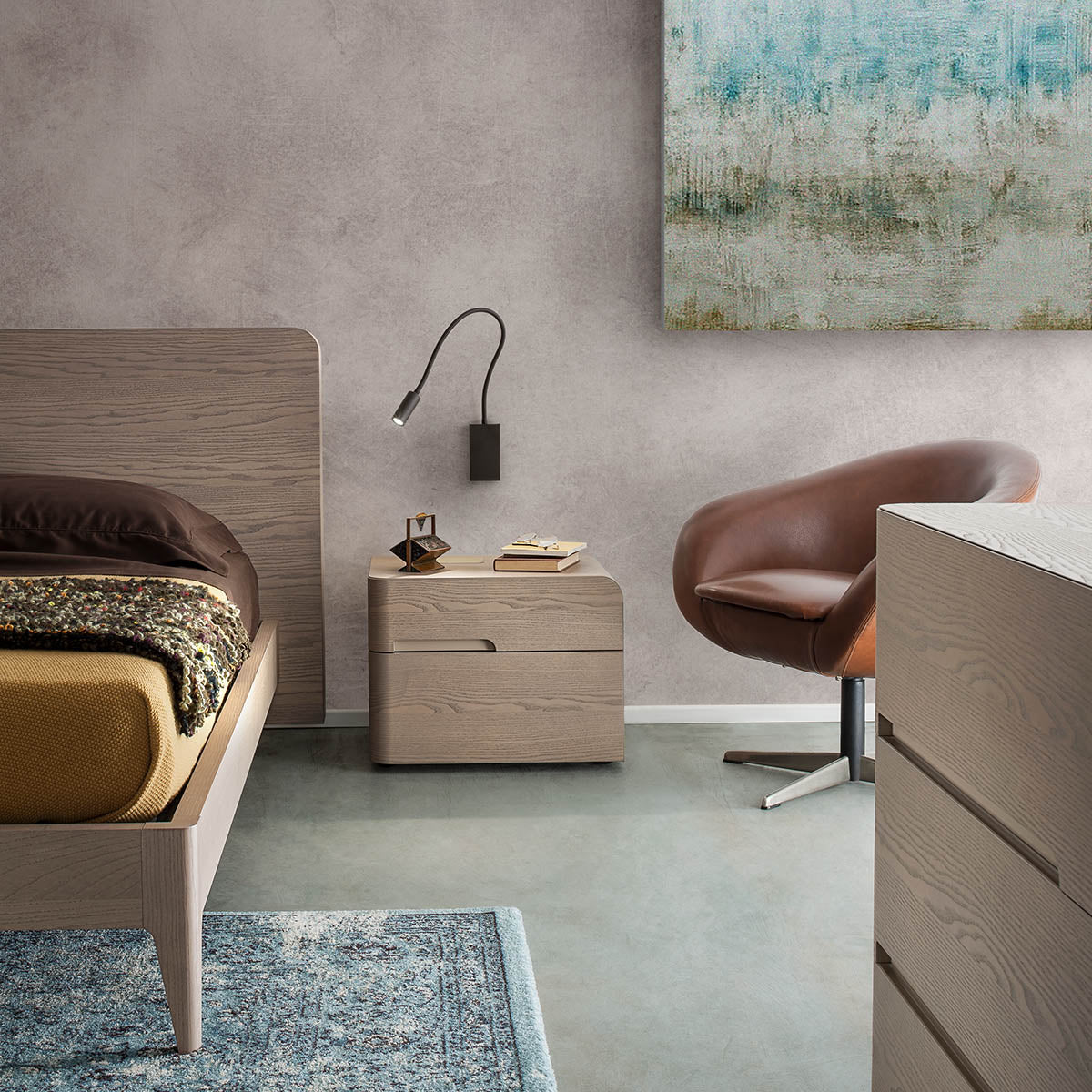 Aplica LED Wallie, negru, 3W, 238 lm, 3000K, IP20, Redo, 01-2755