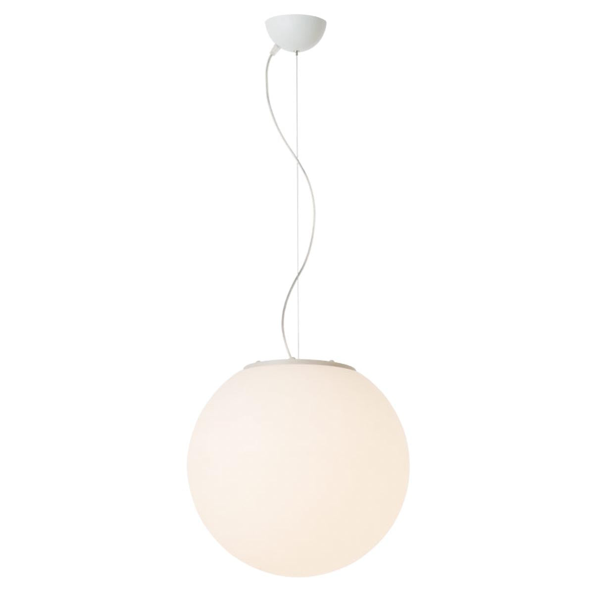 Lustra suspendata exterior Baloo, alb, 1xE27, D.38cm, IP44, Redo, 9974