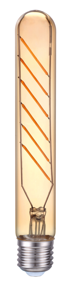 Bec LED EVO17 Filament T30 6W E27 2200K Auriu