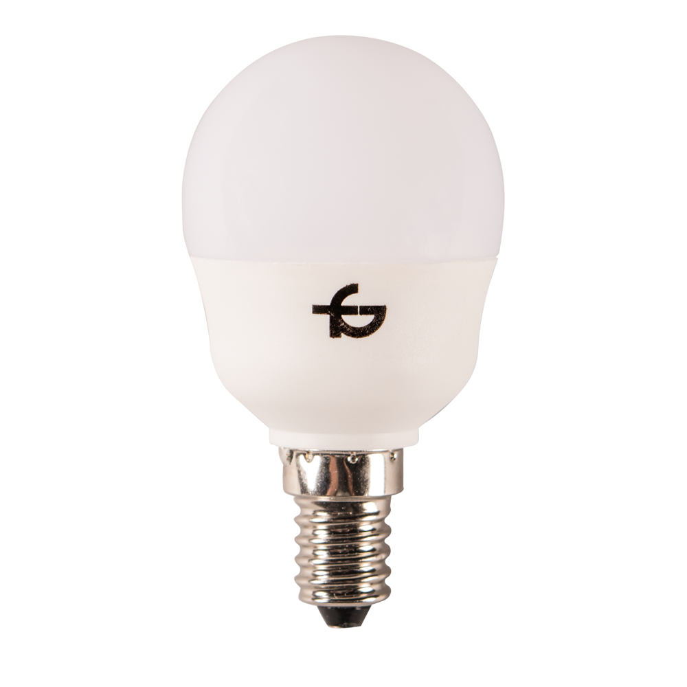 Bec LED Sferic P45 5W E14 2700K RGB