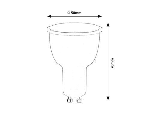 Bec SMD-LED, alb, 400lm, LED 5W, 3000-6500K, Rabalux 1979