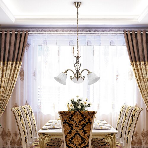 Lustra suspendata Beckworth, bronz, 3xE14, IP20, Rabalux, 7133