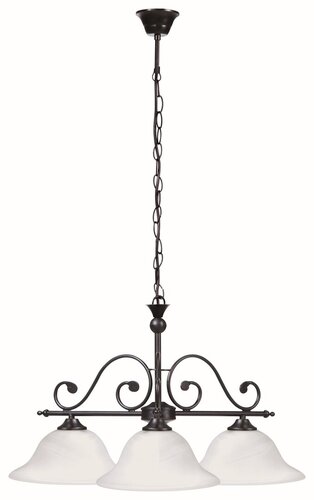 Lustra suspendata Dorothea, negru mat, 3xE27, IP20, Rabalux, 7773