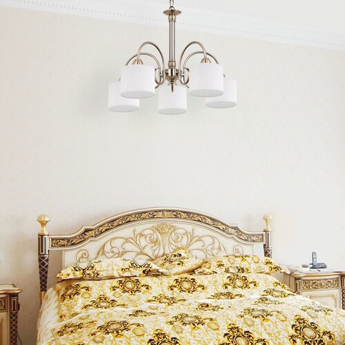 Lustra suspendata Edith, alama antica, 5xE27, IP20, Rabalux, 7276