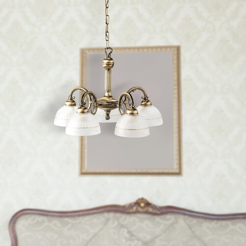 Lustra suspendata Flossi, bronz, 5xE27, IP20, Rabalux, 8815