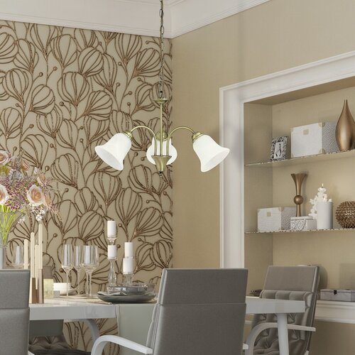 Lustra suspendata Francesca, bronz, 3xE14, IP20, Rabalux, 7373