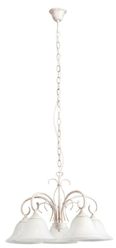 Lustra suspendata Katherine, alb antichizat, 5xE27, IP20, Rabalux, 71910