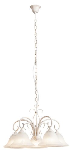 Lustra suspendata Katherine, alb antichizat, 5xE27, IP20, Rabalux, 71910