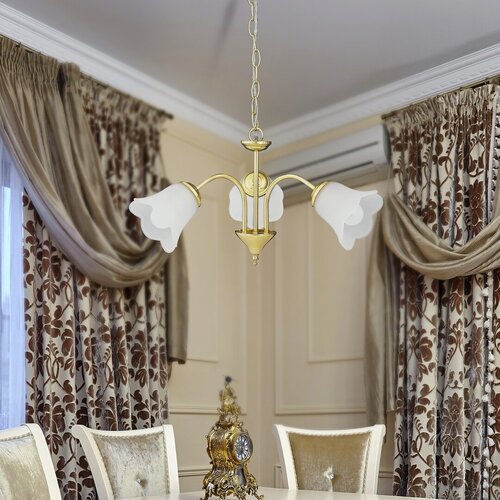 Lustra suspendata Rafaella, auriu, 3xE14, IP20, Rabalux, 7233