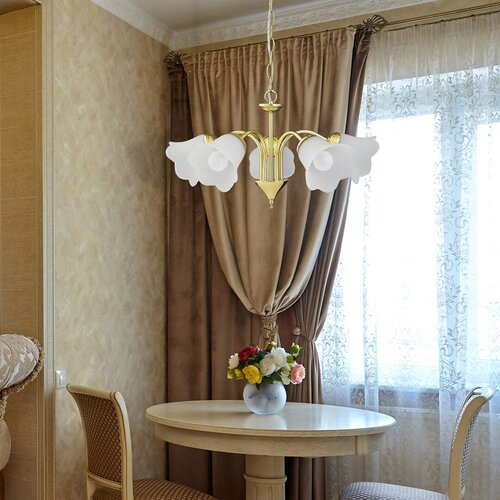 Lustra suspendata Rafaella, auriu, 5xE14, IP20, Rabalux, 7235