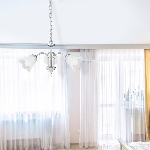 Lustra suspendata Rafaella, crom, 3xE14, IP20, Rabalux, 7243