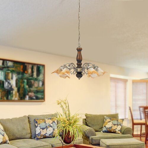 Lustra suspendata Rustic 3, bronz, 5xE14, IP20, Rabalux, 7095