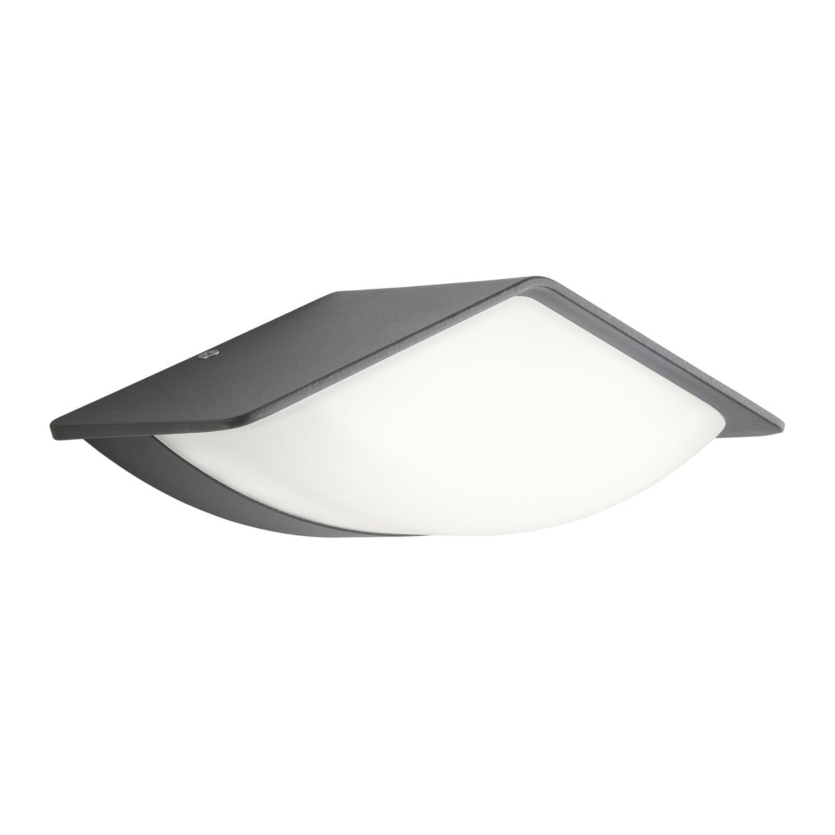 Aplica LED exterior Chalet, gri inchis, 8W, 576lm, 3000K, IP54, Redo, 90001