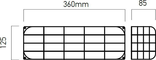 Corp de iluminat siguranta AW10PG, Arelux