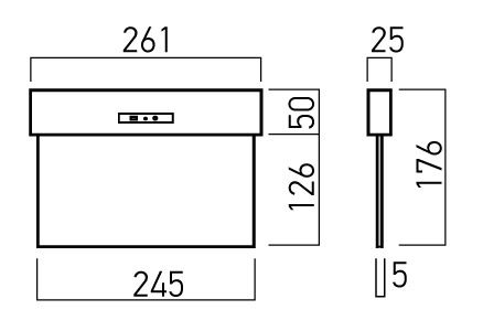 Corp de iluminat siguranta GO10M ARN, 0, 5W, Arelux