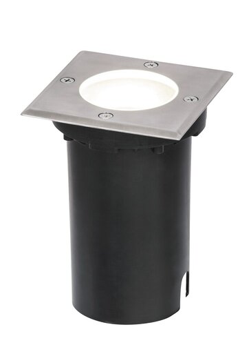 Spot LED incastrat exterior Tacoma, crom satin, 1 x GU10, IP65, Rabalux, 8714