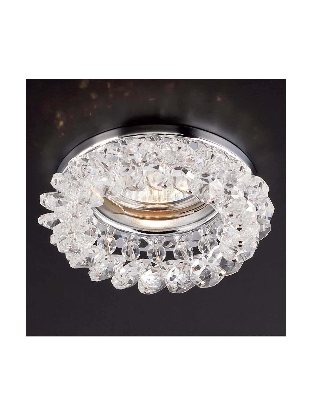 Spot incastrat CR 27, crom cristal, 1XGU10, Smarter 70288