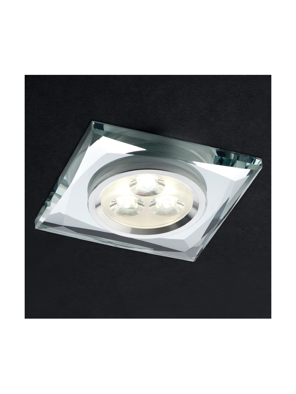 Spot incastrat CR 35 LED, LED 3 x 1W, 4000K, 248 lm, crom, Smarter 70313