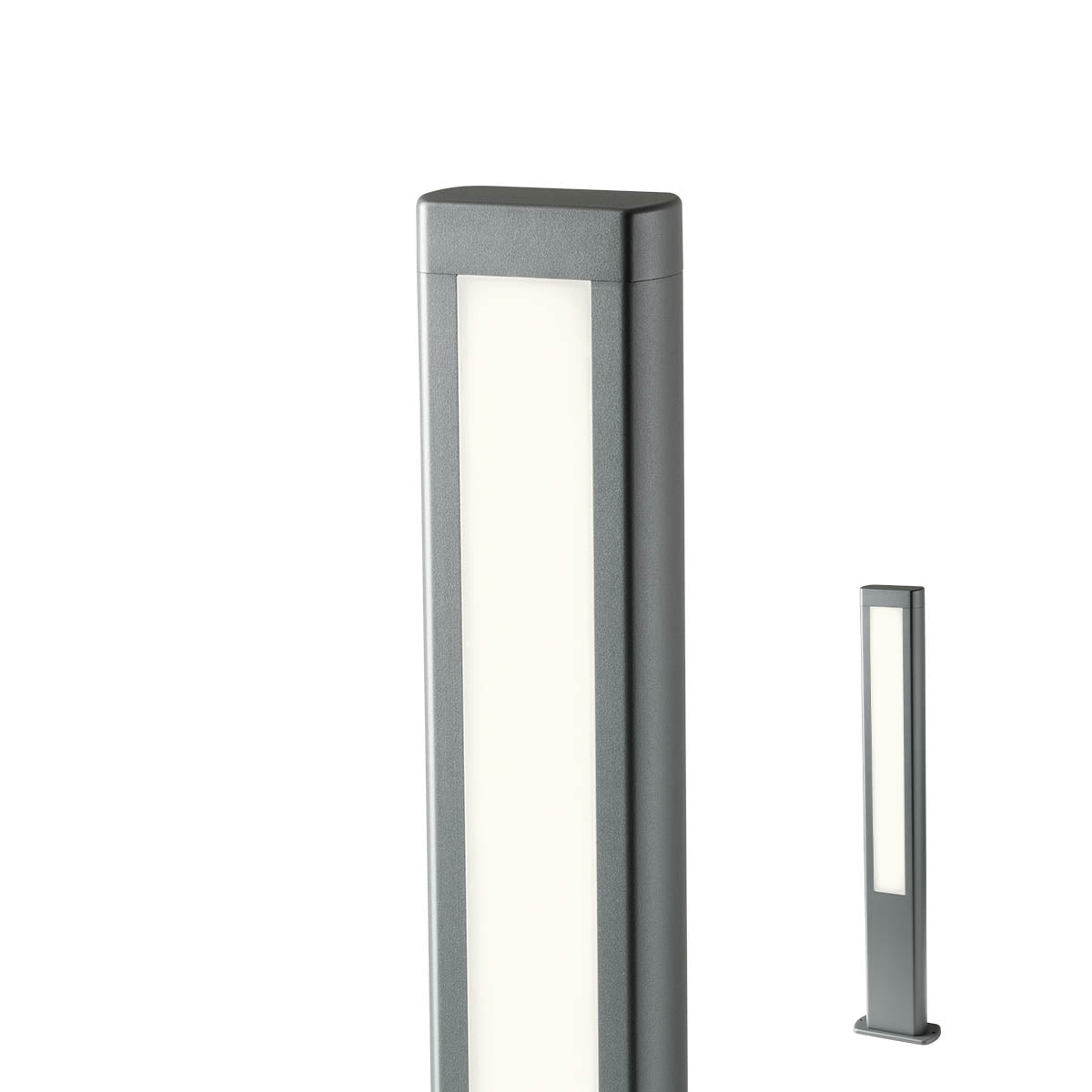 Stalp exterior LED Dolmen, 13W, 1274lm, 3000K, IP54, Redo, 90125