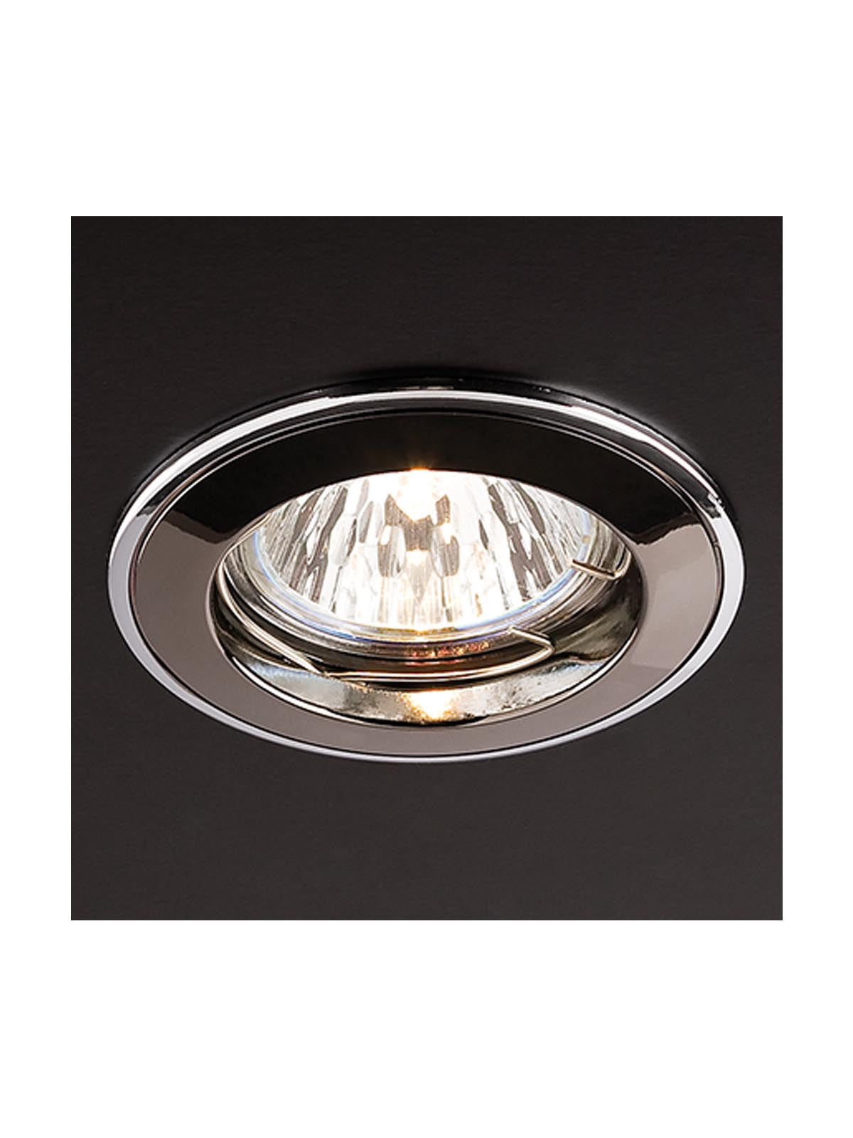 Spot incastrat ELC 146, negru fumuriu/crom, 1XGU10, Smarter 70011