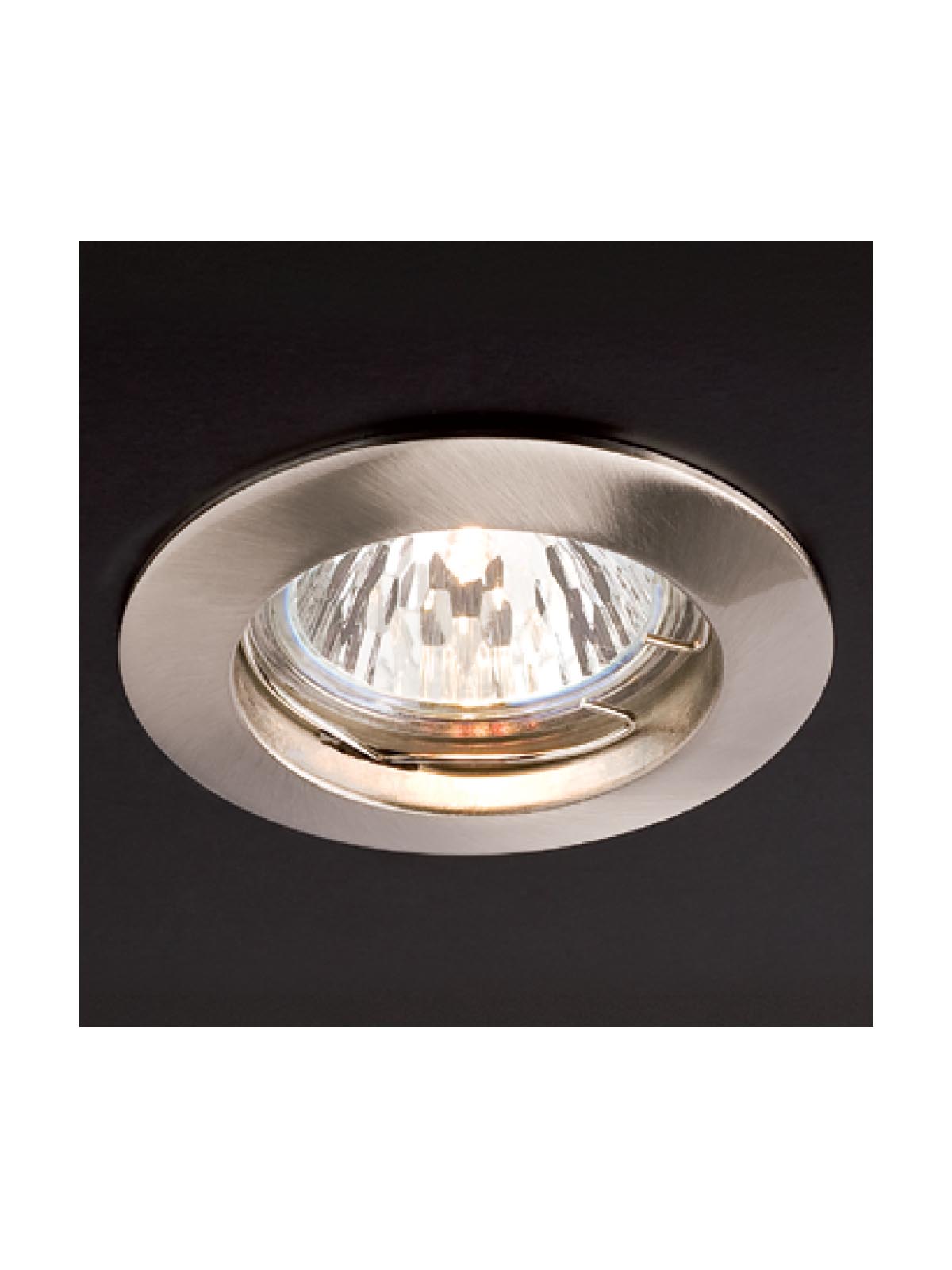 Spot incastrat ELC 146, nichel mat, 1XGU10, Smarter 70082