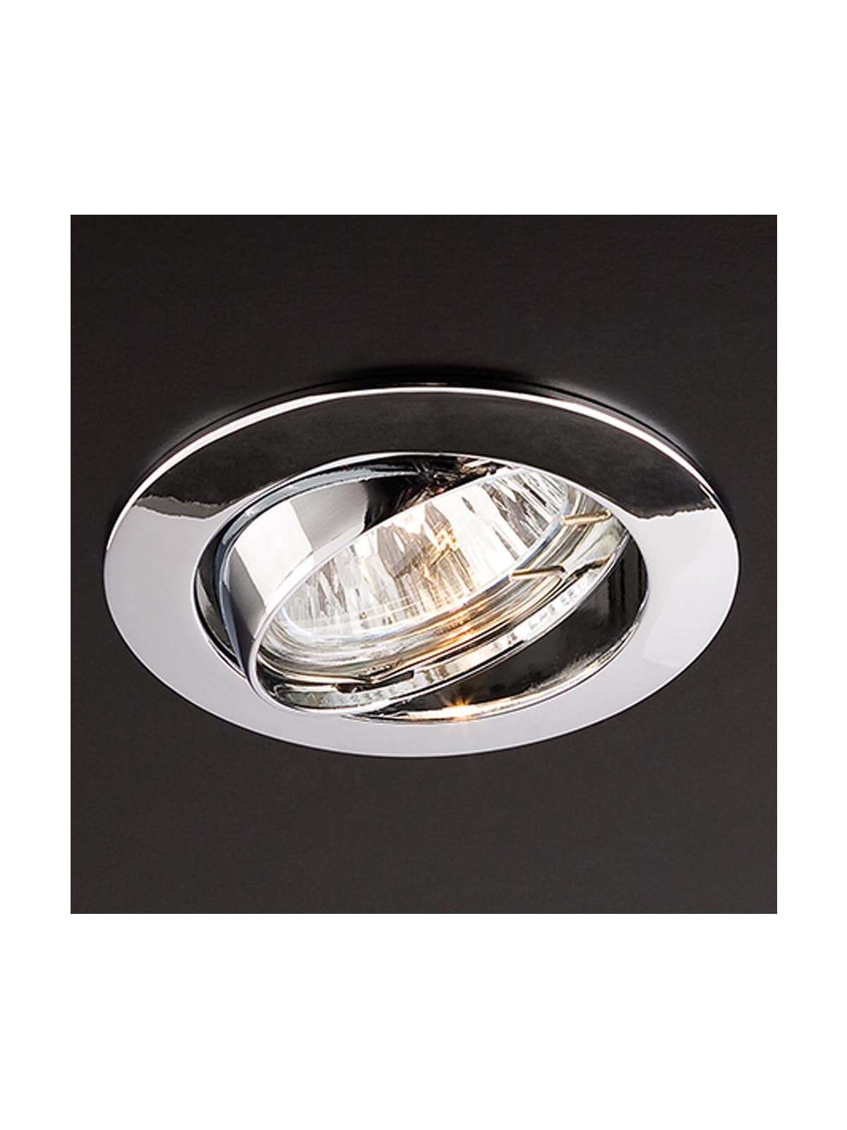 Spot incastrat ELC 229, crom, 1XGU10, Smarter 70002