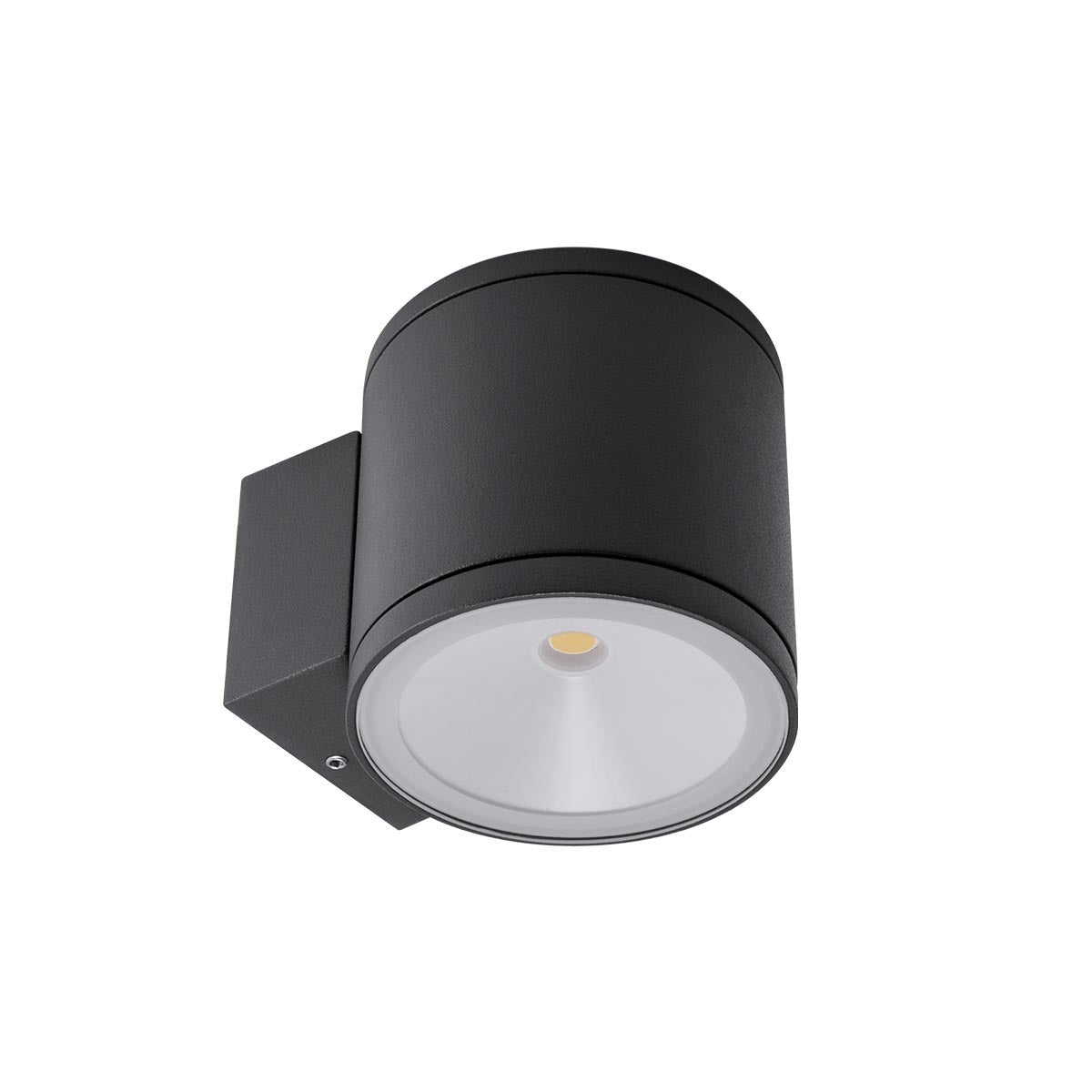 Aplica LED exterior Eta, gri inchis, 6W, 580lm, 3000K, IP54, Redo, 9594