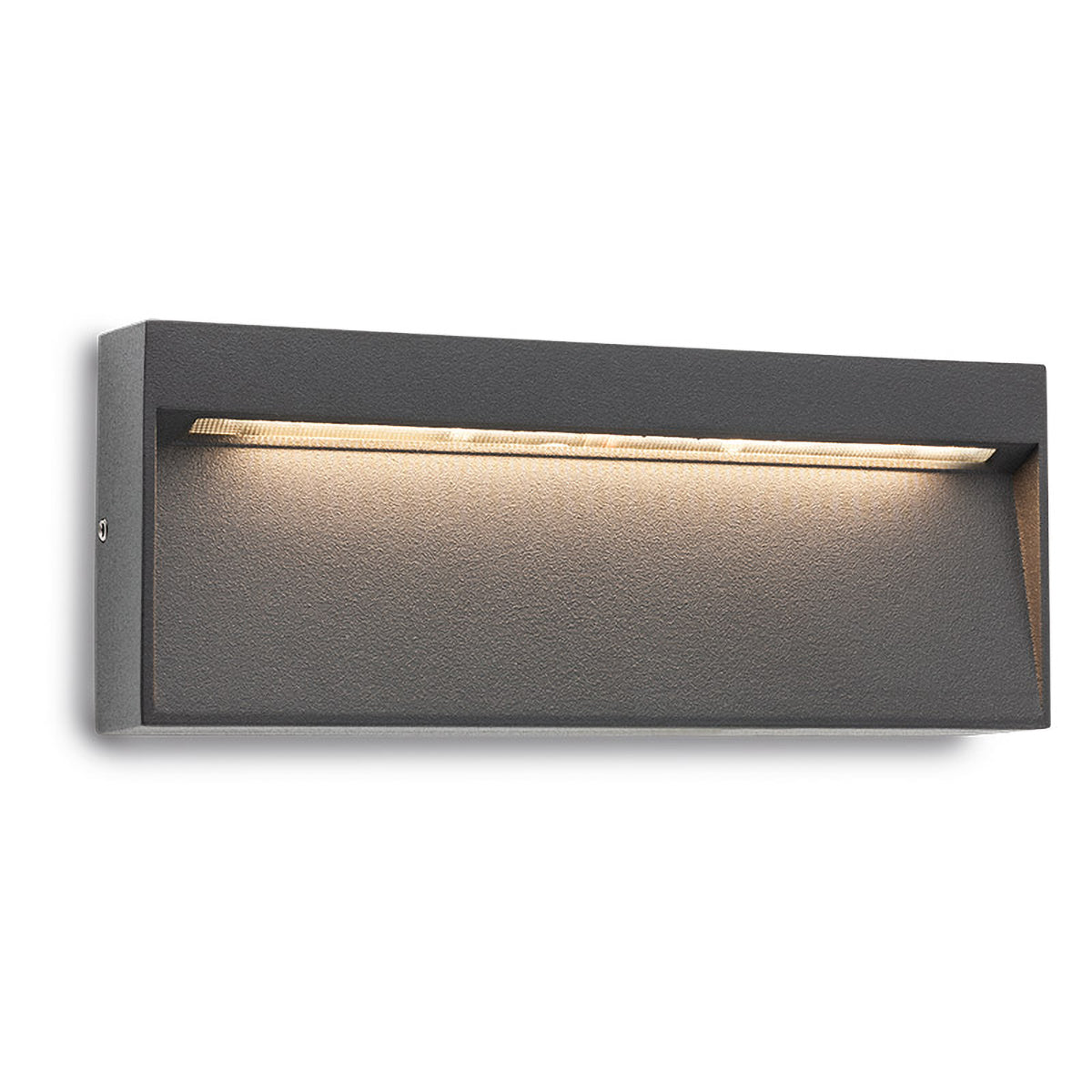 Aplica LED exterior Even, gri inchis, 6W, 320lm, 3000K, IP54, Redo, 9153
