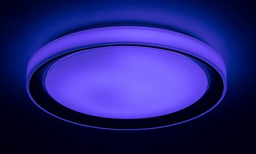 Plafoniera Everest, argintiu, 3200lm, LED 40W, 2700-6500K, RGB,WIFI, Rabalux 3510