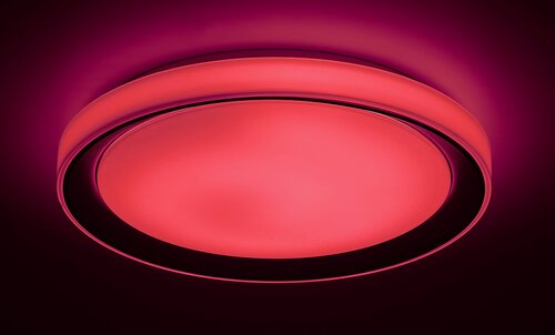 Plafoniera Everest, argintiu, 3200lm, LED 40W, 2700-6500K, RGB,WIFI, Rabalux 3510