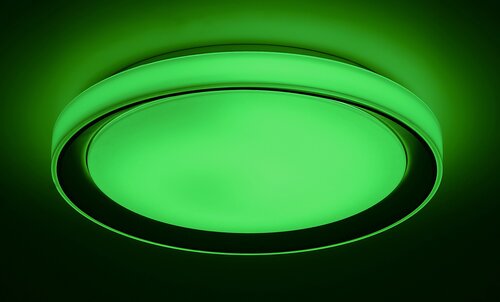 Plafoniera Everest, argintiu, 3200lm, LED 40W, 2700-6500K, RGB,WIFI, Rabalux 3510