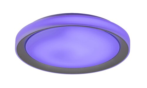 Plafoniera Everest, argintiu, 3200lm, LED 40W, 2700-6500K, RGB,WIFI, Rabalux 3510