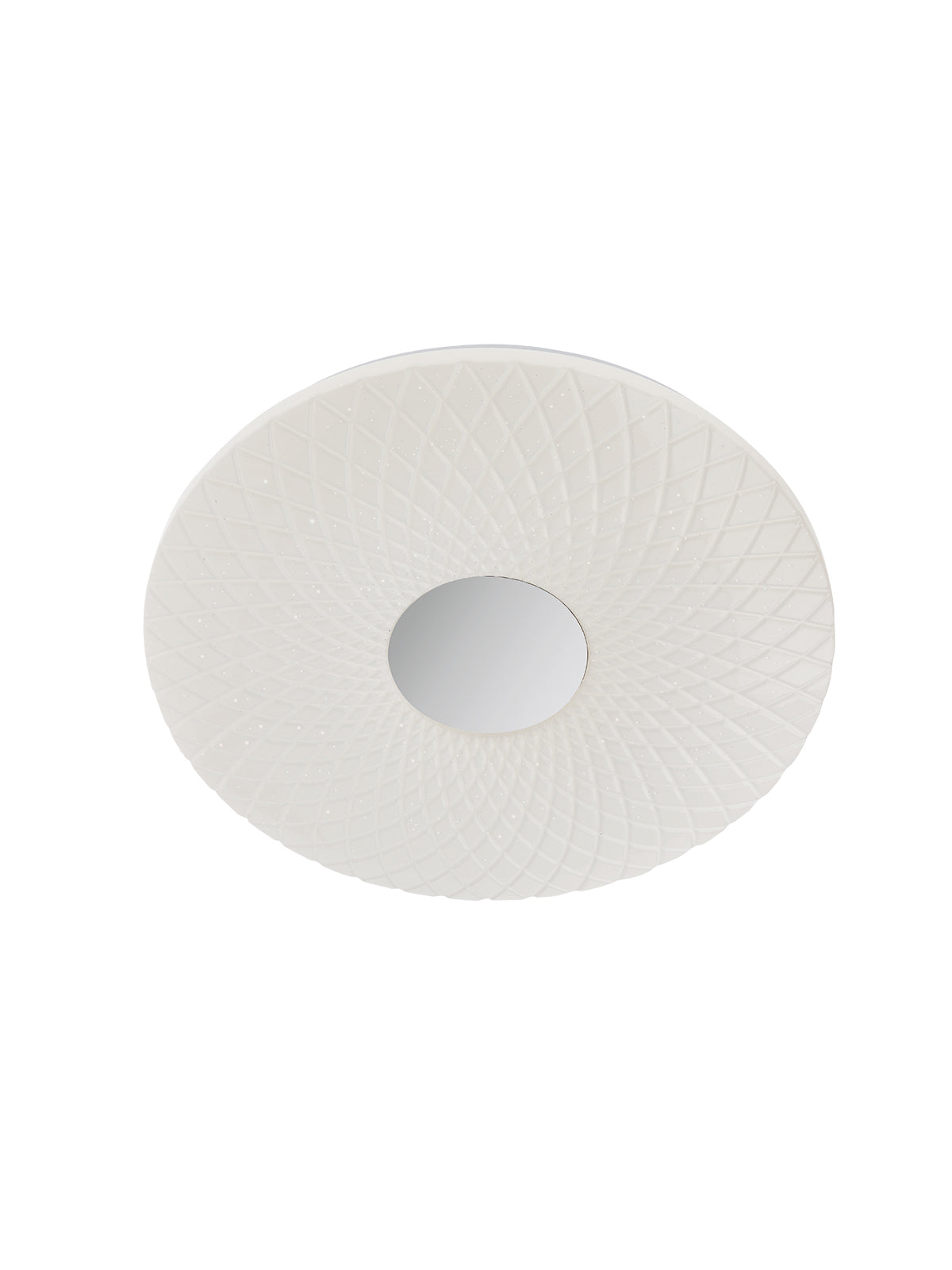 Plafoniera LED Flora, alb cu efect de sclipire, 24W, 4000K, 2040lm, IP20, Smarter, 05-856