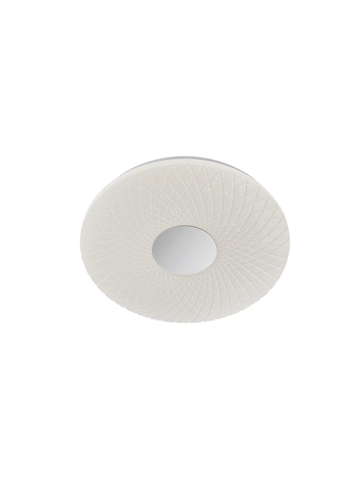 Plafoniera LED Flora, alb cu efect de sclipire, 32W, 4000K, 2650lm, IP20, Smarter, 05-857