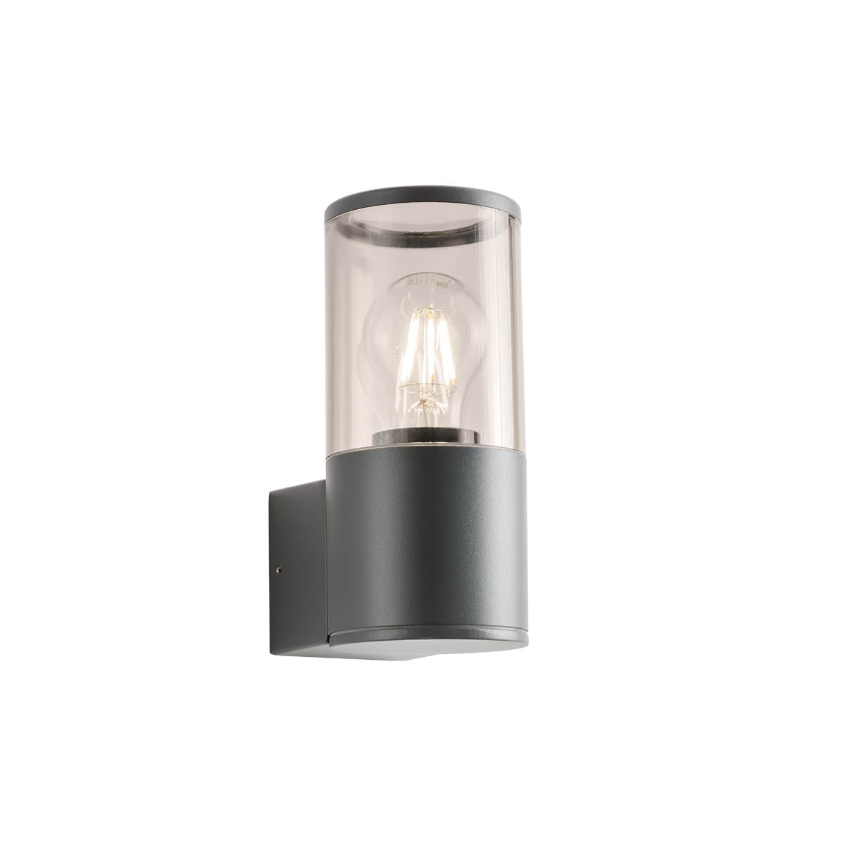 Aplica exterior Fred, gri inchis, 1 x E27, IP54, Redo, 90115