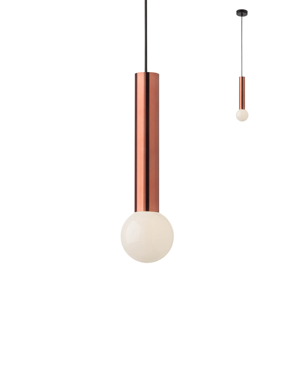 Lustra suspendata Gossip, cupru mat, 1XE27, Smarter 01-1661